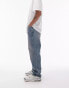 Фото #3 товара Topman loose jeans in light wash