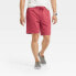 Фото #1 товара Goodfellow & Co Mens Red Cotton Stretch Drawstring Knit Lounge Shorts Size Small