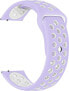 Beline Beline pasek Watch 20mm Sport Silicone fioletowo-biały purple/white box - фото #3