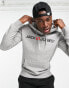 Jack & Jones Essentials logo hoodie in grey melange