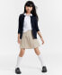 Big Girls Uniform Pull-On Pleated Scooter Skort