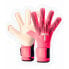 T1TAN Rebel 2.0 junior goalkeeper gloves with finger protection Flu Pink, 4 - фото #1