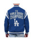 Фото #2 товара Men's Royal Los Angeles Dodgers Quick Full-Snap Varsity Jacket