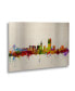 Michael Tompsett San Francisco California Floating Brushed Aluminum Art - 22" x 25"