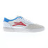 Фото #1 товара Lakai Cambridge MS1230252A00 Mens White Suede Skate Inspired Sneakers Shoes