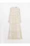 Фото #6 товара Платье макси LC WAIKIKI Женское Длинное с шифоновым узором