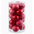 Фото #1 товара Ёлочные шарики Красный Пластик 6 x 6 x 6 cm (20 штук)