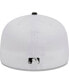 ფოტო #4 პროდუქტის Men's White, Black New York Mets Optic 59FIFTY Fitted Hat