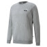 Фото #1 товара Puma Essentials Embroidery Logo Crew Neck Sweatshirt Mens Grey 58924903