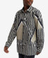 ფოტო #4 პროდუქტის Men's Geo Print Long Sleeves Woven Shirt