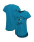 ფოტო #1 პროდუქტის Women's Teal San Jose Sharks Grand Slam Raglan Notch Neck T-shirt