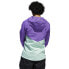 Фото #2 товара Adidas Originals Dekum Packable Wind Mens Jacket Active Purple-Clear Mint dv2089