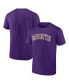 Фото #2 товара Men's Purple Washington Huskies Basic Arch T-shirt