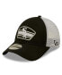 Фото #1 товара Men's Black, White Chicago White Sox Logo Patch 9FORTY Trucker Snapback Hat