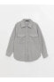 LCW Casual Düz Uzun Kollu Kadın Oduncu Gömlek Ceket