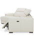 Jenneth 3-Pc. Leather Sofa with 2 Power Motion Recliners and Cuddler, Created for Macy's