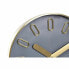 Фото #2 товара Настенное часы DKD Home Decor 35,5 x 4,2 x 35,5 cm Стеклянный Серый Позолоченный Алюминий Белый современный (2 штук)