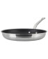 Фото #1 товара ProBond Clad Stainless Steel with Titum Nonstick 12.5" Open Skillet