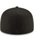 Фото #2 товара Men's Black Los Angeles Angels Primary Logo Basic 59FIFTY Fitted Hat