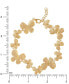 ფოტო #4 პროდუქტის Textured Butterfly Link Bracelet in 18k Gold-Plated Sterling Silver, Created for Macy's