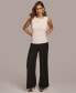 ფოტო #5 პროდუქტის Donna Karan Women's Asymmetric-Neck Sleeveless Top