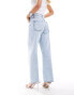 Фото #10 товара River Island Petite straight jean in lightwash blue