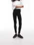 Topshop branded elastic legging in black