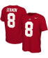 Фото #1 товара Men's Trey Sermon Crimson Ohio State Buckeyes Alumni Name Number T-shirt