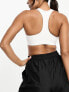 Nike Training Swoosh medium support bra in white