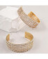 ფოტო #3 პროდუქტის Rhinestone Chain Hoop Earring