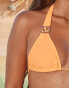 Moda Minx X Sophie Piper Amour triangle bikini top in tangerine