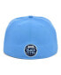 ფოტო #5 პროდუქტის Men's Light Blue Smart Set Athletic Club of Brooklyn Black Fives Fitted Hat