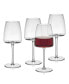 Cora 15 Ounce Red Wine Glass 4-Piece Set