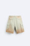 Faded cargo bermuda shorts