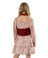 ფოტო #3 პროდუქტის Big Girls Chiffon Dress with Vest and Necklace, 3-Pieces