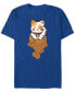 Фото #1 товара Men's Taiyaki Ice Cat Short Sleeve Crew T-shirt