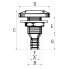 Фото #2 товара NUOVA RADE Thru Hull Threaded With Non Return Valve Extension