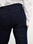 Фото #7 товара ASOS DESIGN slim suit trousers in crosshatch in navy