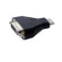 Фото #8 товара Dell 492-11681 - 19-pin HDMI-A M - 24-pin DVI FM - Black
