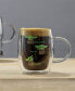 Фото #4 товара Star Wars The Mandalorian Awake Double Wall Coffee Glasses, Set of 2