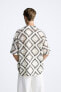 OPENWORK JACQUARD SHIRT