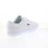 Фото #8 товара Lacoste Powercourt 222 5 7-44SMA009621G Mens White Lifestyle Sneakers Shoes 10.5