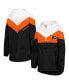 ფოტო #1 პროდუქტის Women's Orange, Black Philadelphia Flyers Staci Half-Zip Windbreaker Jacket