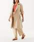 Plus Size Twill Trench Coat