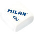 MILAN Blister Pack Compact Eraser With Brush Fun Animals Special Series + Spare Eraser