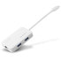 Edimax EU-4308 - USB 3.2 Gen 1 (3.1 Gen 1) Type-C - RJ-45 - USB 3.2 Gen 1 (3.1 Gen 1) Type-A - 5000 Mbit/s - White - LAN - Power - USB - CE - FCC - RoHS