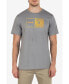 Фото #1 товара Men's Everyday Halfer Gradient Short Sleeve T-shirt