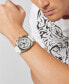 Фото #5 товара Men's Wildcat White Silicone Strap Watch 40mm