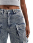 Фото #4 товара Liquor N Poker baggy fit jeans in blue acid wash