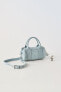 Фото #7 товара Джинсовая сумка-боулинг формата мини ZARA
